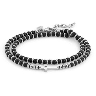 1 - Bracelet - Nomination man necklace 027903/044 in steel Instinct collection