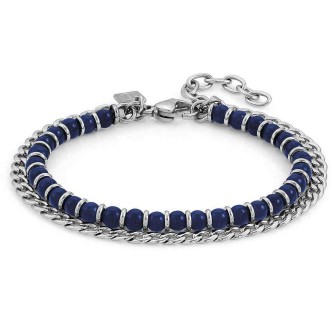 1 - Nomination man bracelet 027900/043 in steel Instinct collection