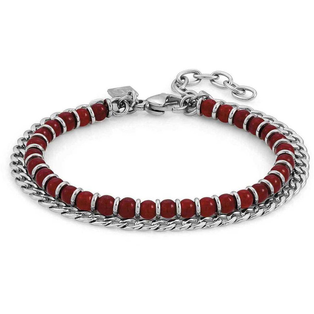 1 - Nomination man bracelet 027900/027 in steel Instinct collection