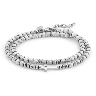 1 - Bracelet - Nomination man necklace 027903/042 in steel Instinct collection