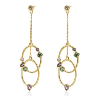 1 - Brosway BFF101 brass earrings Affinity collection