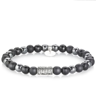 1 - Gerba Boris 539 man bracelet Stone collection