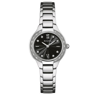 1 - Bulova watch only time woman analogue steel 96R207 Of2019