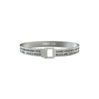 1 - Bracciale Kidult uomo 731480L "Siamo solo noi" acciaio 316L Vasco Rossi collection Free Time