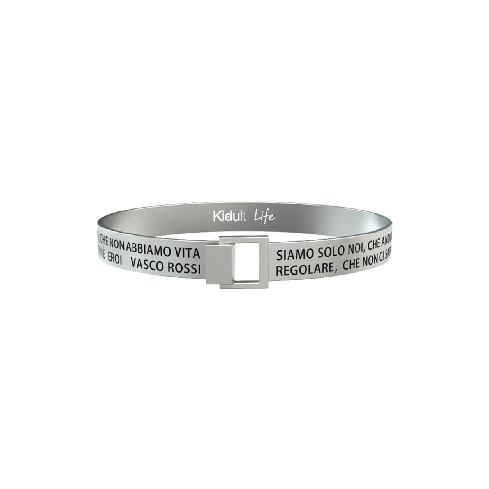 1 - Kidult man bracelet 731480L" "Living" "316L steel Vasco Rossi collection Free Time