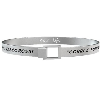 1 - Bracciale Kidult uomo 731476L "Giocala" acciaio 316L Vasco Rossi collection Free Time