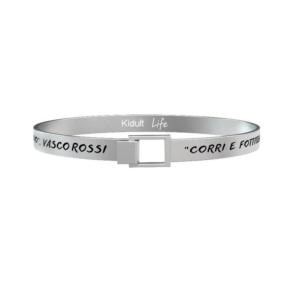 1 - Kidult man bracelet 731476L" "Giocala" 316L steel Vasco Rossi collection Free Time