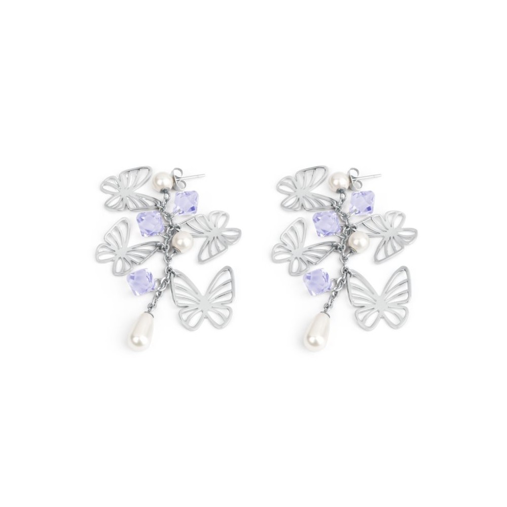 1 - Brosway earrings BCM21 316L steel Charmant collection