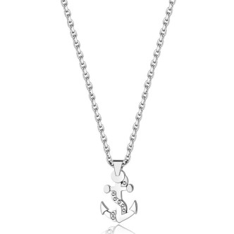 1 - Brosway man necklace BVY08 316L steel Voyage collection