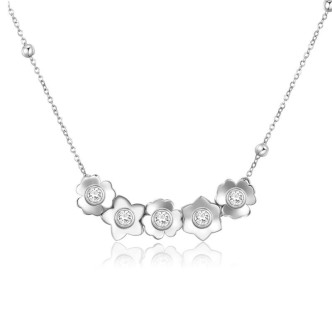 1 - Brosway BKE07 steel necklace Ikebana collection