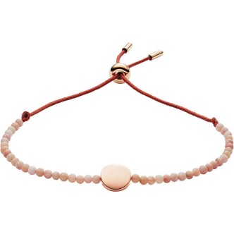 1 - Fossil bracelet JF02980791 with Rhodochrosite stone Motifs collection