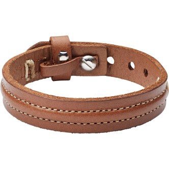 1 - Fossil man bracelet JA6882040 leather Vintage Casual collection