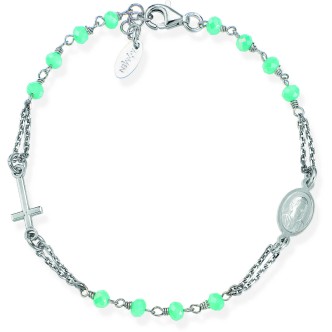 1 - Bracciale Amen Rosario BROBT3 Argento 925