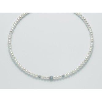 1 - Miluna PCL5302 Gold 750/1000 necklace with MR Special pearls 5 - 5,5