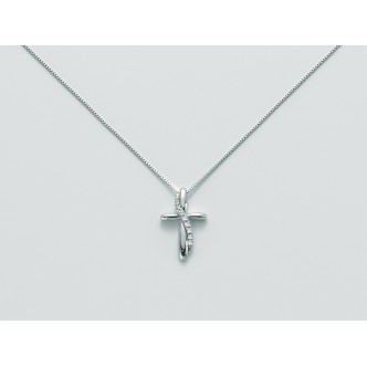 1 - Miluna necklace CLD3403 Nr. 8 diamonds Pt. Tot. 3.6