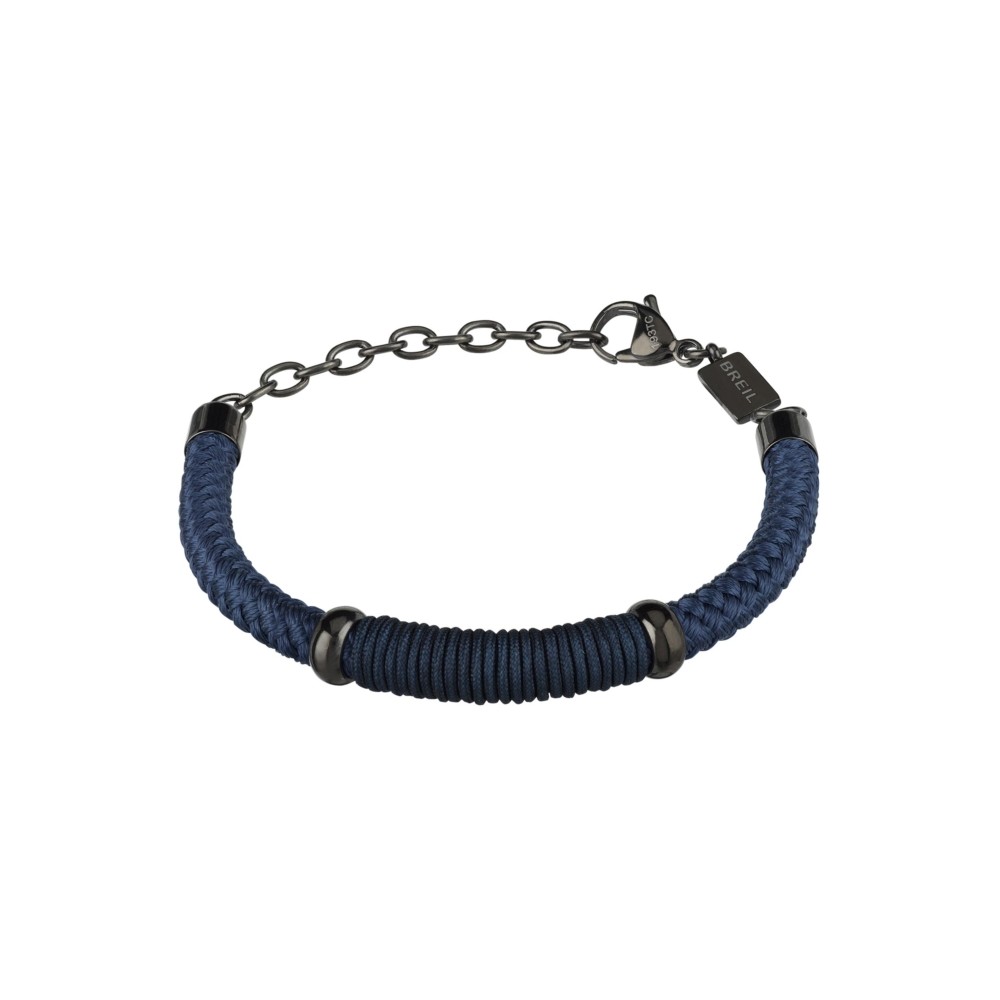 1 - Breil bracelet TJ2783 blue rope Bolt collection