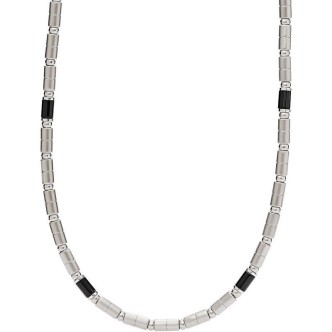 1 - Men's Fossil necklace in stainless steel Men's Dress collection