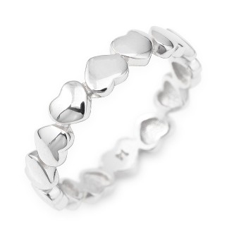 1 - Amen RHH-10 Ring Silver 925 Amore collection