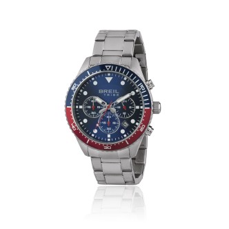 1 - Breil Tribe Chronograph Watch EW0443 steel man Sail