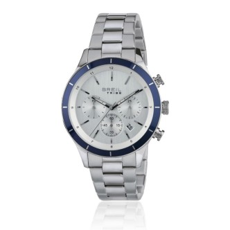 1 - Breil Tribe Chronograph Watch EW0446 steel man Dude