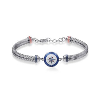 1 - Bracciale Brosway BHO15 acciaio collezione Horizon