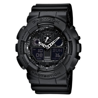 1 - Casio GA-100-1A1ER digital watch for men G-Shock resin