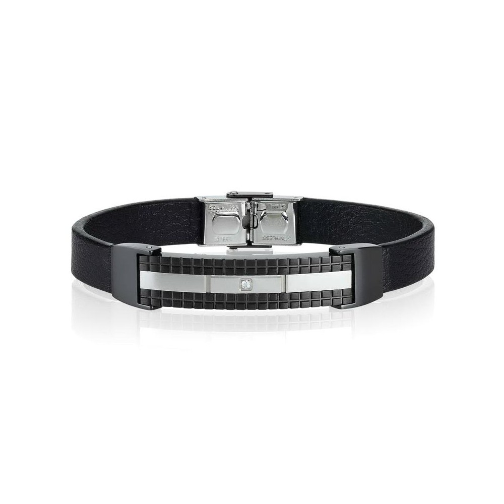 1 - Breil bracelet TJ2166 steel Title collection