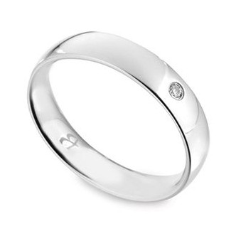 1 - Luca Barra Ring AN105.13 steel with crystal