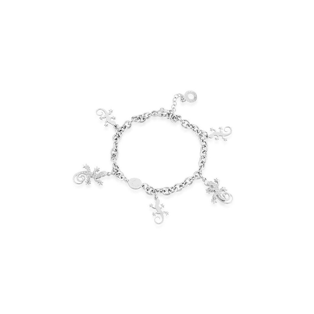 1 - Bracelet Roberto Giannotti GEA102 Silver and zircons Angeli collection