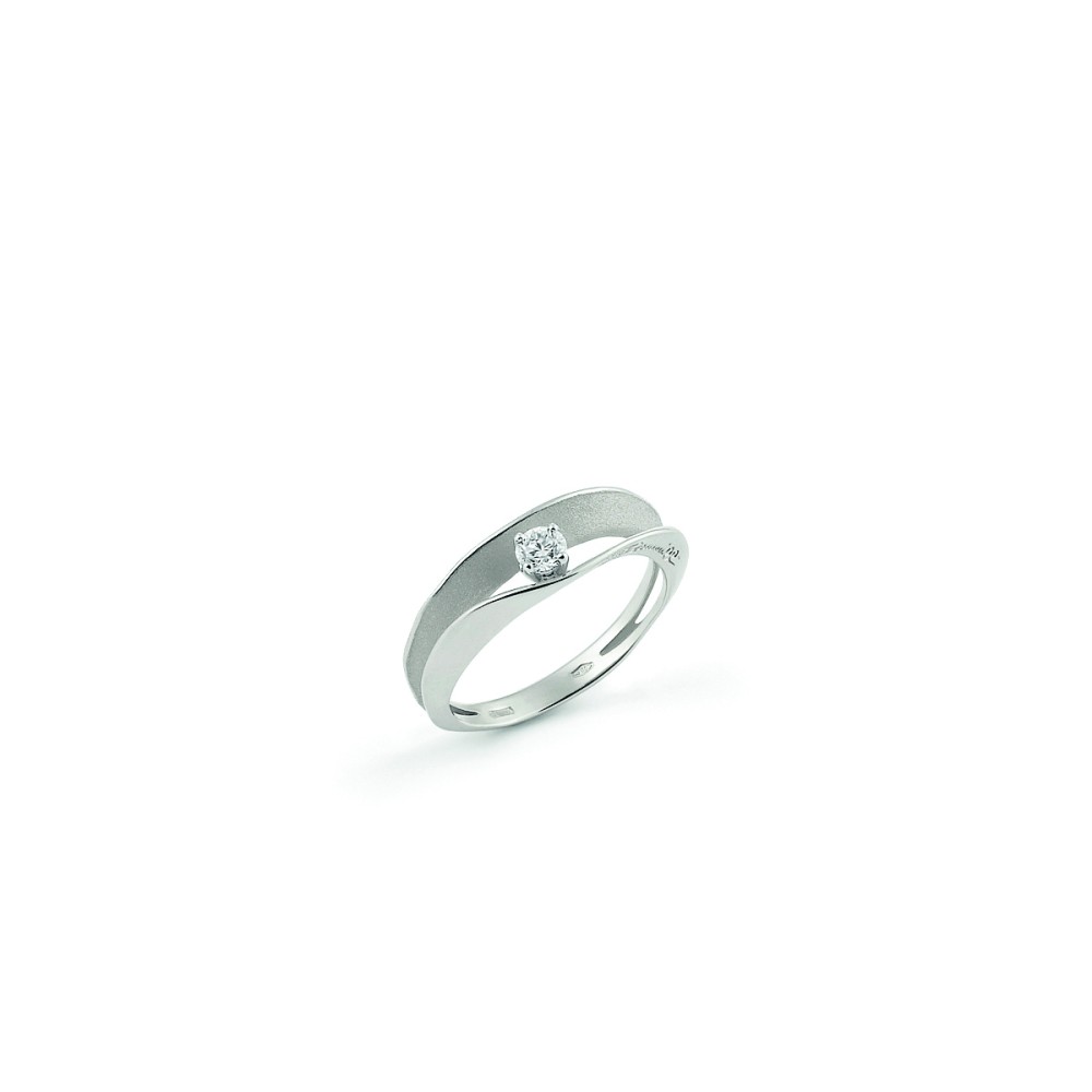 1 - Annamaria Cammilli ring GAN1422W White Gold Dune Assolo collection