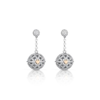 1 - Roberto Giannotti SFA105 Earrings Silver Chiama Angeli collection