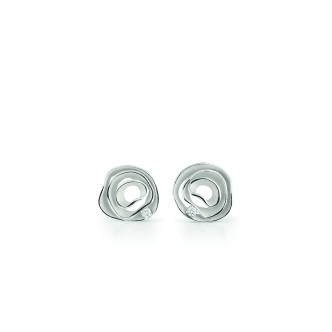 1 - Annamaria Cammilli Earrings GOR2443W White Gold with diamonds Dune collection