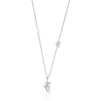 1 - Necklace Roberto Giannotti GEA100 Silver Geco collection