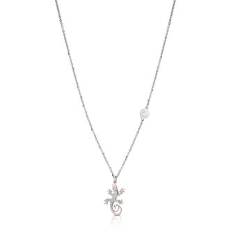 1 - Necklace Roberto Giannotti GEA101R Silver Geco collection