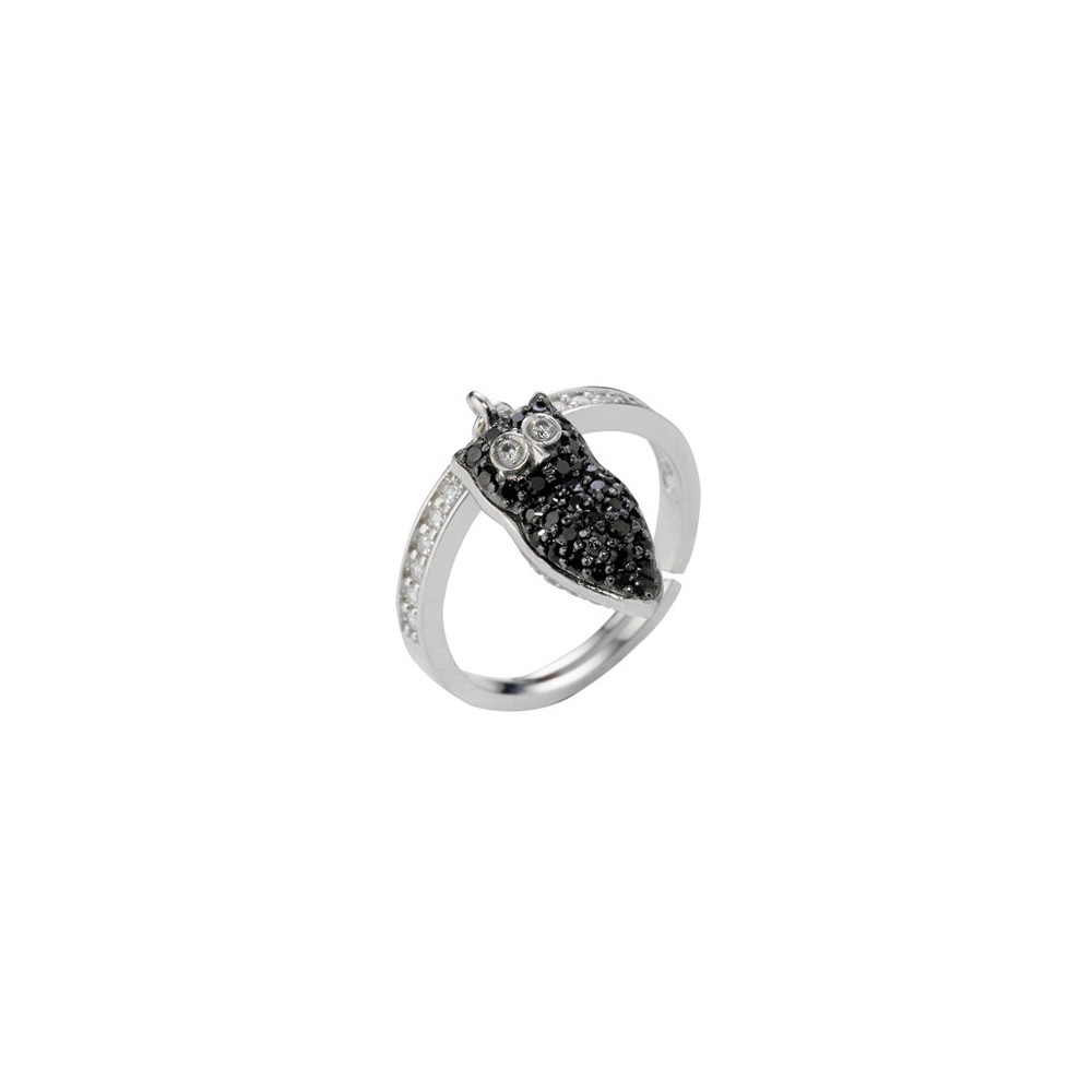 1 - Roberto Giannotti Ring GFA120N-11-13 Silver Misteri della Notte collection