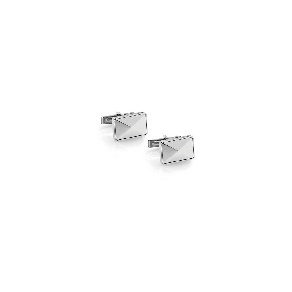 1 - Cufflinks Nomination 026803/001 steel Steelikons collection