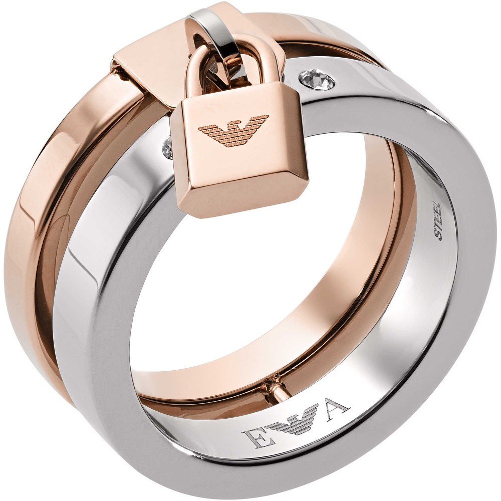 1 - Emporio Armani ring EGS2580221510 man steel