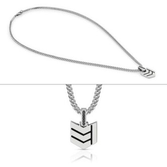 1 - Nomination necklace 026702/008 steel Metropolitan collection