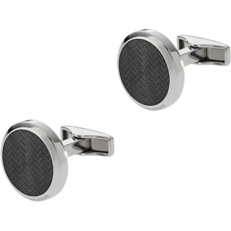 1 - Cufflinks Emporio Armani EGS226001 steel man