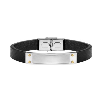 1 - Sector bracelet SZV42 leather and steel Bandy collection