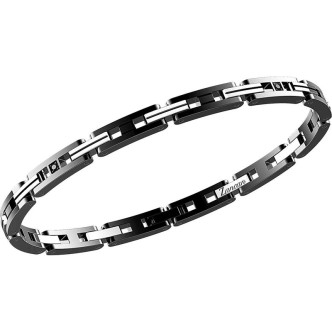 1 - Bracciale Zancan EHB140 acciaio 316L collezione hi Teck