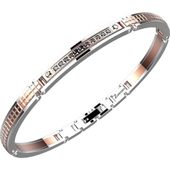 1 - Bracciale Zancan uomo EHB166 Acciaio 316L collezione Hi Teck Elegantek