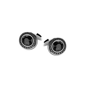 1 - Cufflinks Zancan man EXG077 Silver925 Cosmopolitan Stone collection