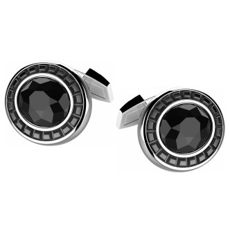 1 - Cufflinks Zancan man EXG077 Silver925 Cosmopolitan Stone collection