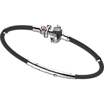 1 - Zancan man bracelet EXB763R-NE silver and gold