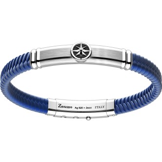 1 - Zancan man bracelet EXB934-BL silver 925