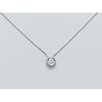 1 - Miluna necklace CLD3924-009G7 Gold 750/1000 with diamonds