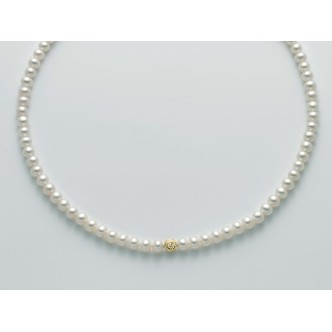 1 - Collana Miluna PCL4979G Oro 750/1000 con perle