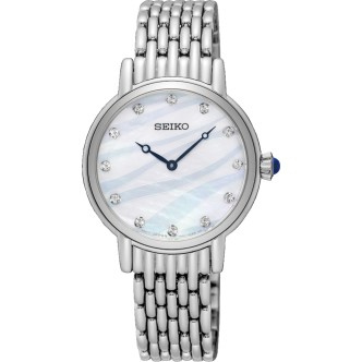 1 - Orologio Seiko SFQ807P1 solo tempo donna con Swarovski