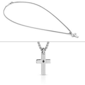 1 - Nomination necklace for men 024325/007 steel Montecarlo collection